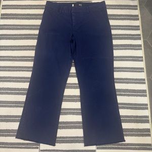 Kut from the Kloth frayed, slightly flared crop pants